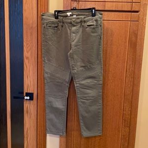 Green J.Crew jeans